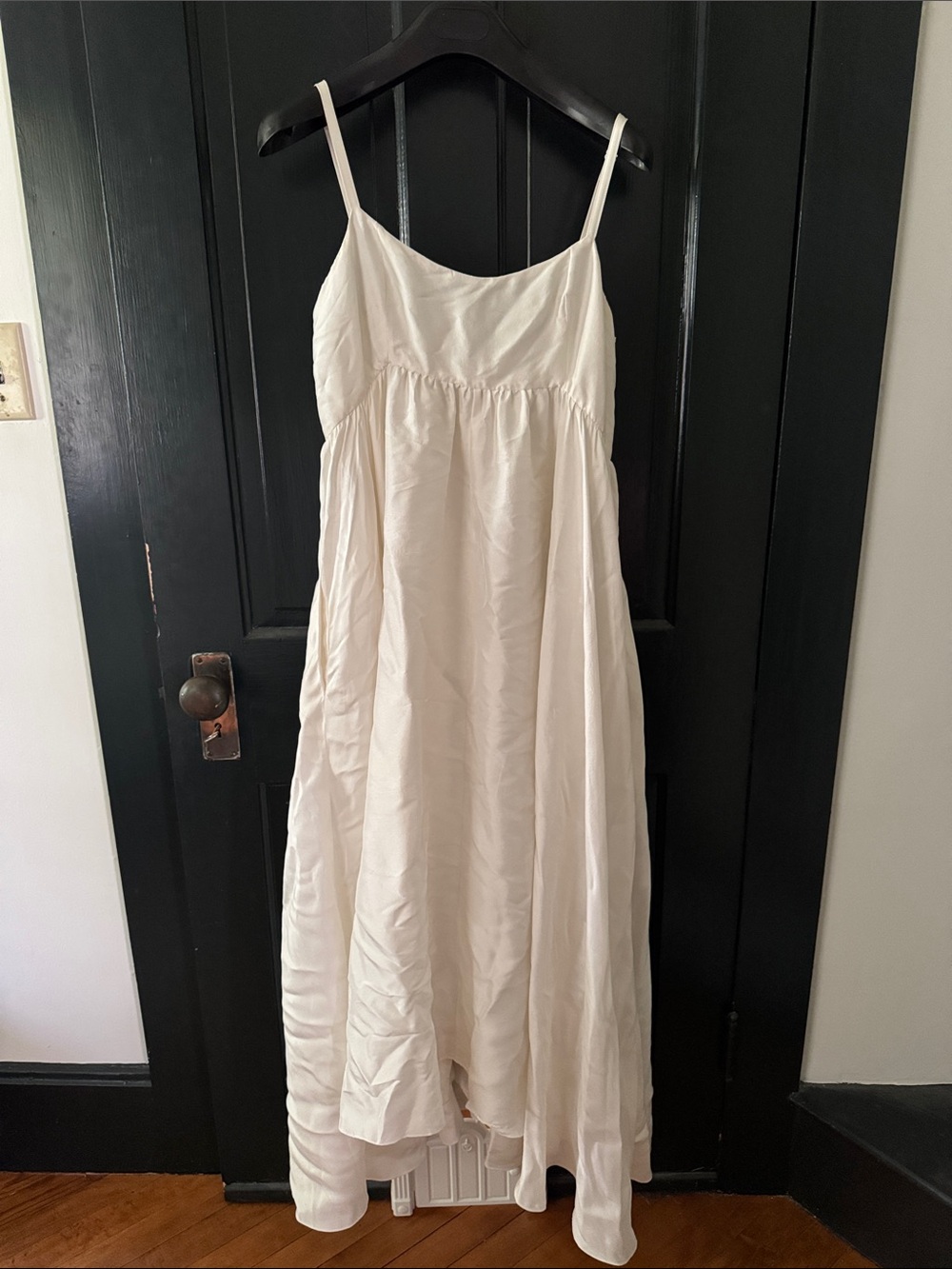 Azeeza Rachel Dress Cream 100% Silk NWOT